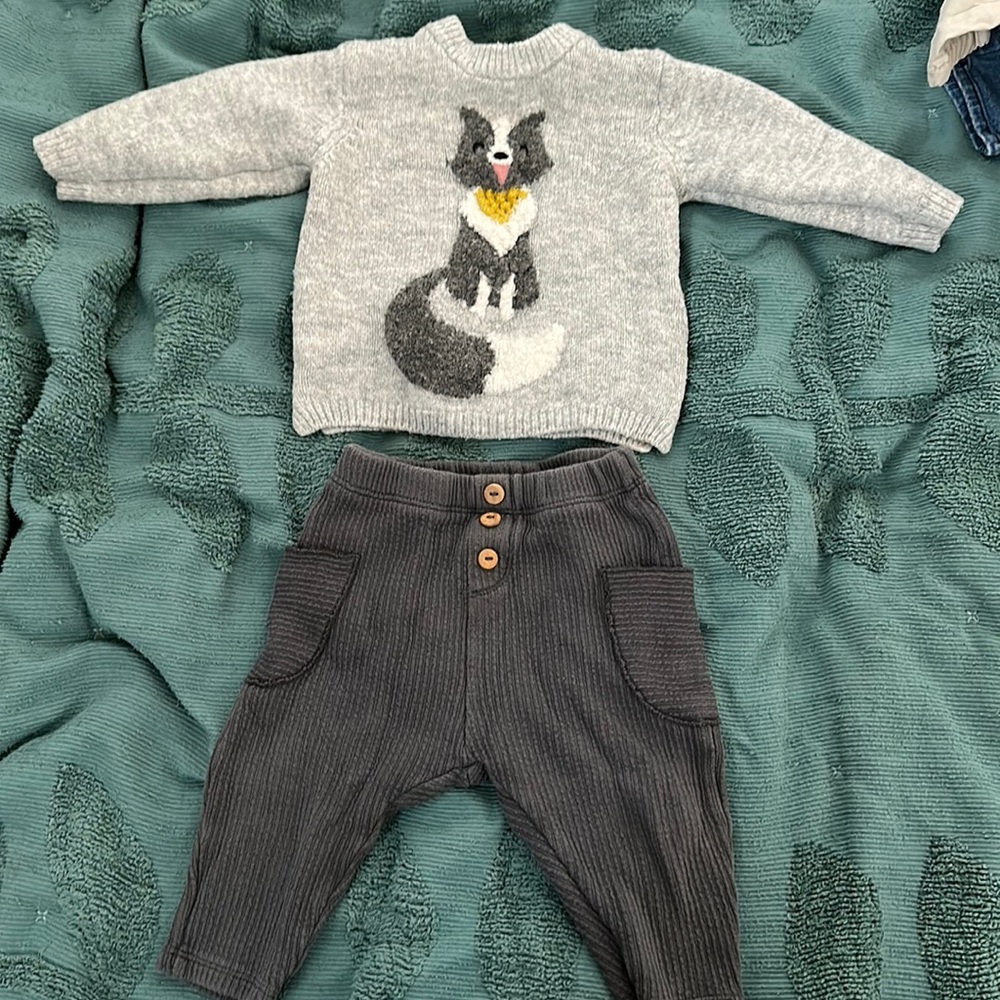 Zara sweater and pants